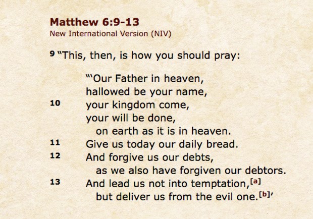 Is the Lord's Prayer a Christian Prayer?
