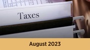 Key Tax Dates August 2023