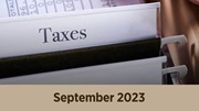Key Tax Dates September 2023