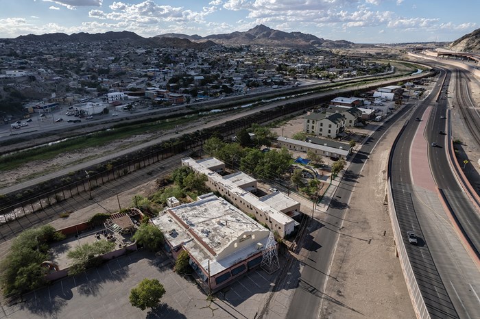 The Hacienda at Hart’s Mill, the future site of Abara House, sits on the US-Mexico border.