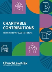 Charitable Contributions Tax Reminder 2023