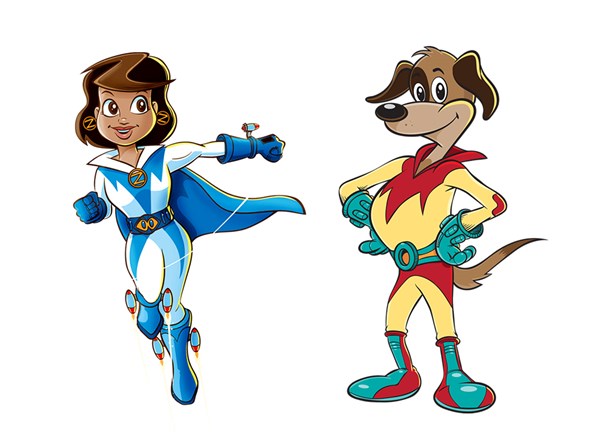 Lt. Zindy (left) and Orbitron (right) Lt. Zindy (left) and Orbitron (right)