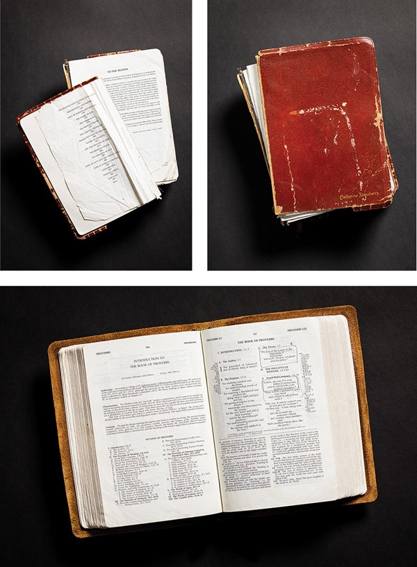 One customer’s Bible became irreplaceable after a period of personal struggle. It was restored and rebound by Scriptura.