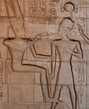 Giving of life to Pharaoh Rameses II