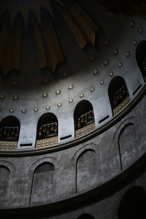 The dome above the tomb chapel.