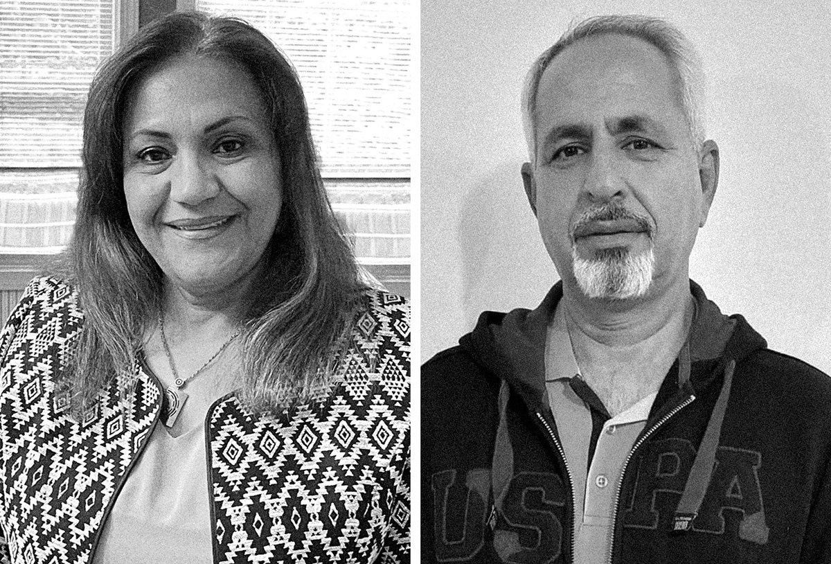 Shahnaz Jizan (left) and Touraj Shirani (right) Shahnaz Jizan (left) and Touraj Shirani (right)