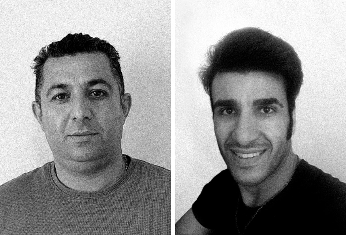 Nima Rezaei (left) and Parham Mohammadpour (right)