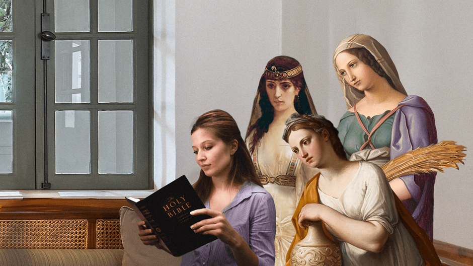 Leyendo la Biblia entre mujeres