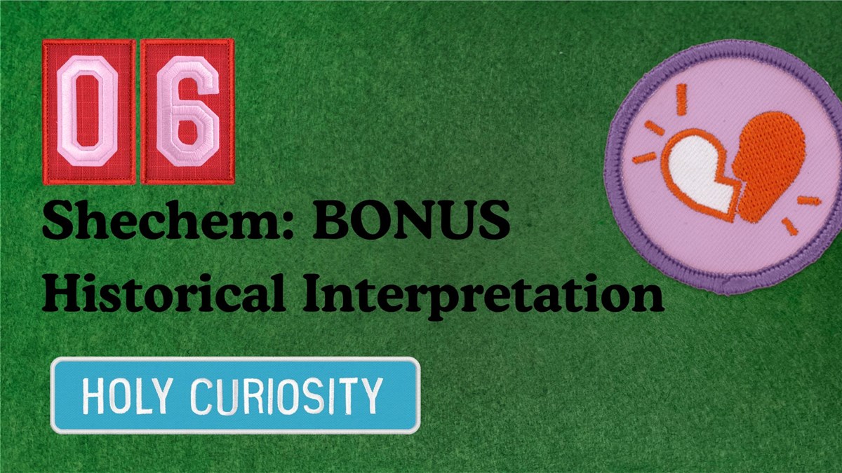 Shechem BONUS: Historical Interpretation with Dr. Beth Allison Barr and Dr. Sandra Glahn - Vimarsana News