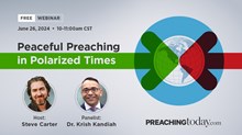 Free Webinar: Peaceful Preaching in Polarized Times