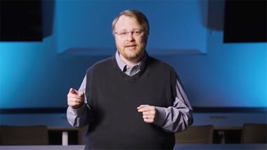 Matt Queen in a video for Southwestern Baptist Theological Seminary in November 2022. 