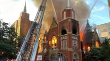 Historic First Baptist Dallas Sanctuary Burns in Four-Alarm Fire