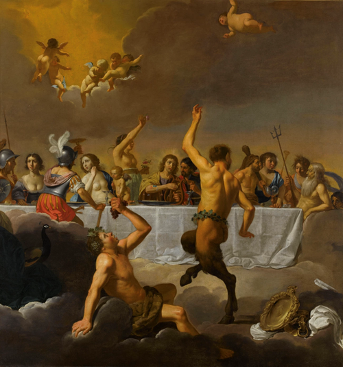 "Le Festin des Dieux" (A festa dos deuses) é uma obra do pintor holandês Jan van Bijlert, de 1635 - 1640.