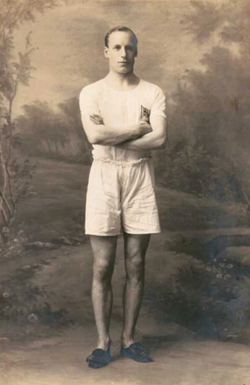 エリック・リデルのオリンピックポートレート、1924 年 7 月