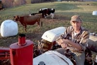 Vermont dairy farmer George Woodard leads a very full life