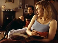 Mark (Colin Firth) looks on as Bridget does her diary thing