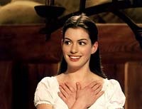 Anne Hathaway, apparently enchanted