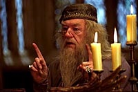 Michael Gambon as Dumbledore