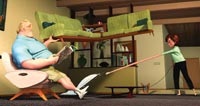 Nothing like a little cooperation when doing the housework Nothing like a little cooperation when doing the housework