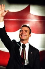 Liev Schreiber as VP candidate Raymond Shaw