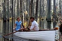 Allie and Noah row gently down the stream