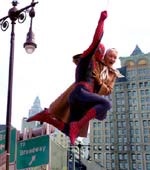 Spider-Man saves the day … and Aunt May (Rosemary Harris)