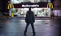 Spurlock confronts the McDonald's