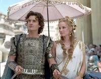 Paris (Orlando Bloom) and Helen, Queen of Sparta (Diane Kruger)
