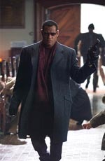 Laurence Fishburne plays a gangster who looks a lot like Morpheus