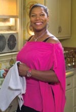 Queen Latifah plays Gina, who runs the beauty shop