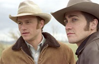 Heath Ledger and Jake Gyllenhaal as cowboys who fall in love … with each other