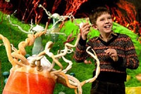 Charlie Bucket (Freddie Highmore) enjoys the fruits of the marshmallow plant