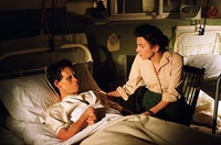 Clara Bellar (Rachel Lesno) at Cheche's bedside