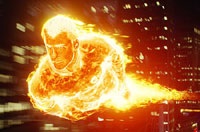 Flame on! The Human Torch goes to town