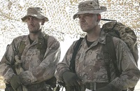 Swofford (Gyllenhaas) and his buddy Troy (Peter Sarsgaard), waiting for the war to begin