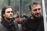 Balian (Orlando Bloom) and Godfrey (Liam Neeson)