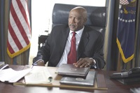 Louis Gossett Jr. is impressive in his role as President Fitzhugh