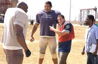 Bob Sapp, Dalip Singh, Adam Sandler and Chris Rock