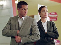 Brad Pitt and Angelina Jolie play husband-wife assassins