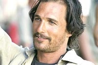 Matthew McConaughey as Dirk Pitt, an Indiana Jones wannabe