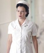 Jennifer Tilly plays a nurse who encourages Ralph to chase his dreams