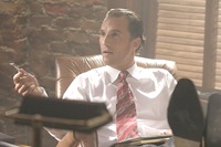Matthew McConaughey plays Brandon Lang, an ex-football star who's now a high-rolling sports "consultant"