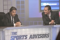 Gambling impresarios Walter Abrams (Al Pacino) and Lang make their predictions on TV