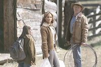 Becca Gardner and Jennifer Lopez with Redford