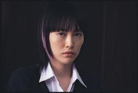 Rinko Kikuchi as Chieko, a deaf-mute teen who resorts to dangerous games