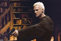 Paul Bettany plays the creepy, murderous, albino monk