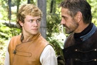 Eragon (Ed Speleers) and his mentor, Brom (Jeremy Irons)