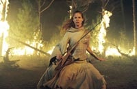 The elf warrior Arya (Sienna Guillory)