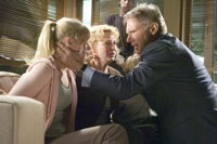 Harrison Ford plays Jack Stanfield, a man trying to protect his family, including daughter Sarah (Carly Schroeder) and wife Beth (Virginia Madsen)