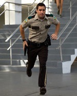 Luke Wilson plays Officer Delinko, a bumbling idiot of a cop